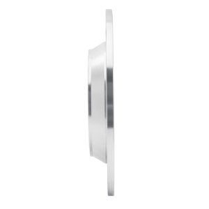 Ford Mustang Brake Rotor (1) - Rear Right - R1 Concepts - Drilled & Slotted - Silver - `15-`23